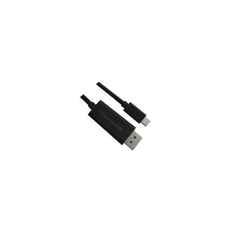 Cable De Video Batauro Usb-C Macho A Displayport Macho 1.8 Metros Negro Ca-Cdp