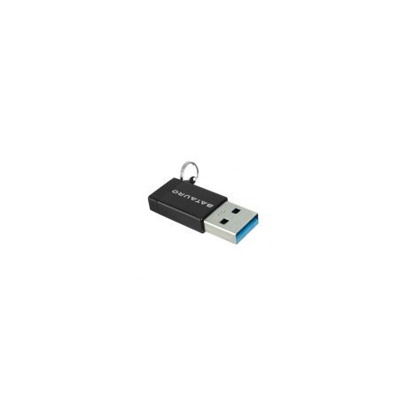 Adaptador De Datos Batauro Usb 3.0 A Usb-C Macho A Hembra Negro Ad-10